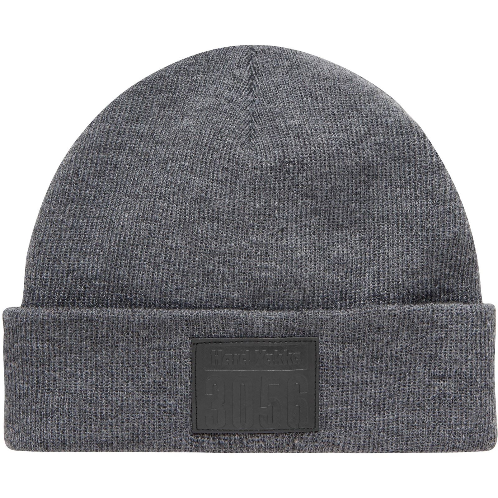 Hard Yakka 3056 Unisex Adults Grey Beanie Hat