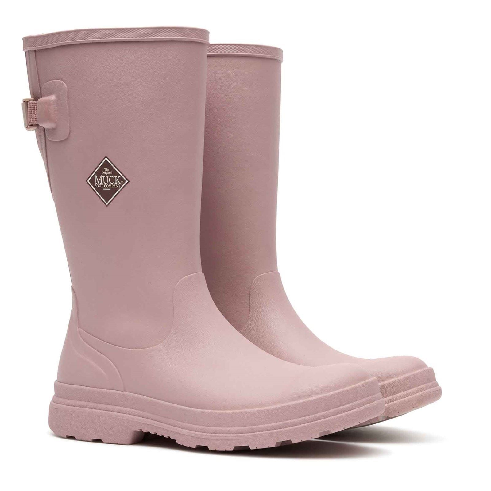 Muck Boots Rainscape Tall Rubber Women's Pink Wellington Boots