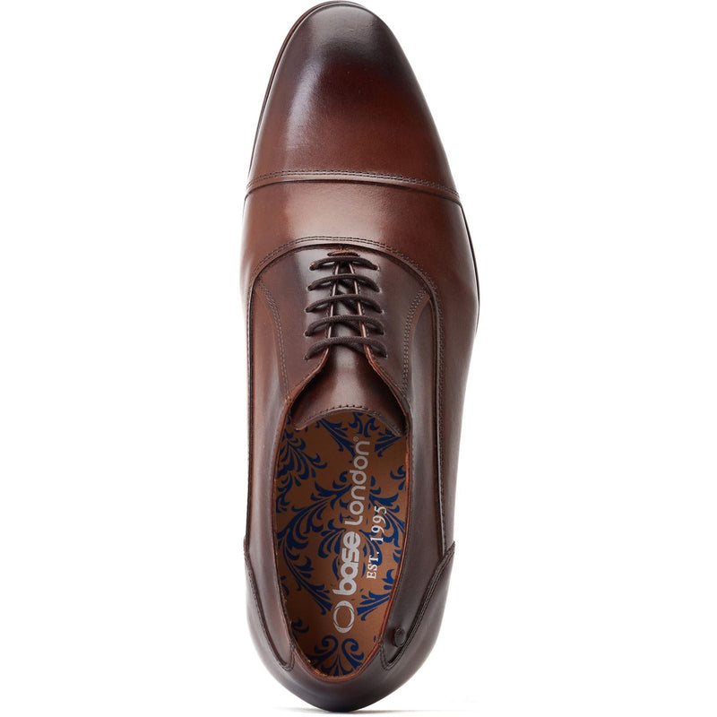 Base London Angelo Leather Men's Brown/Black Oxford Shoes