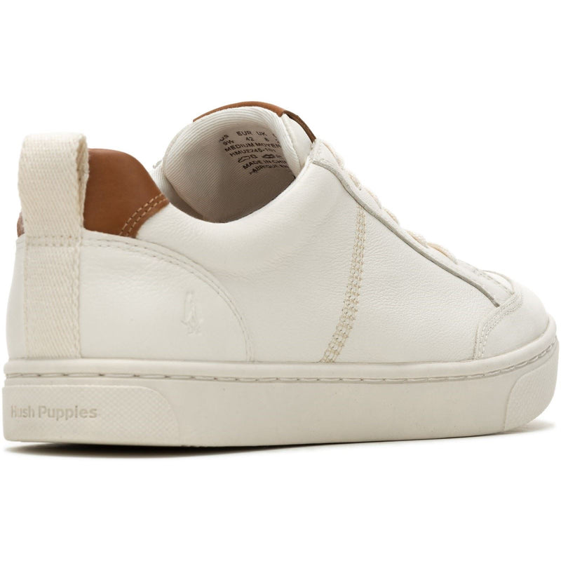 Hush Puppies The Good Low Top Leather Men's White Sneakers