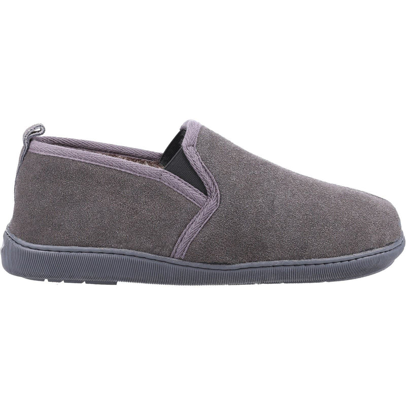 Hush Puppies Arnold Suede Men's Grey Slippers