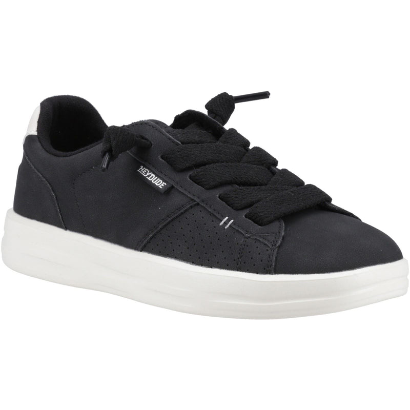 HEYDUDE Karina Duo Classic Synthetic Women's Black Sneakers