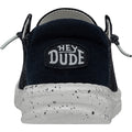 HEYDUDE Wendy Sox Polyester/Cotton/Spandex Women's Navy Loafers