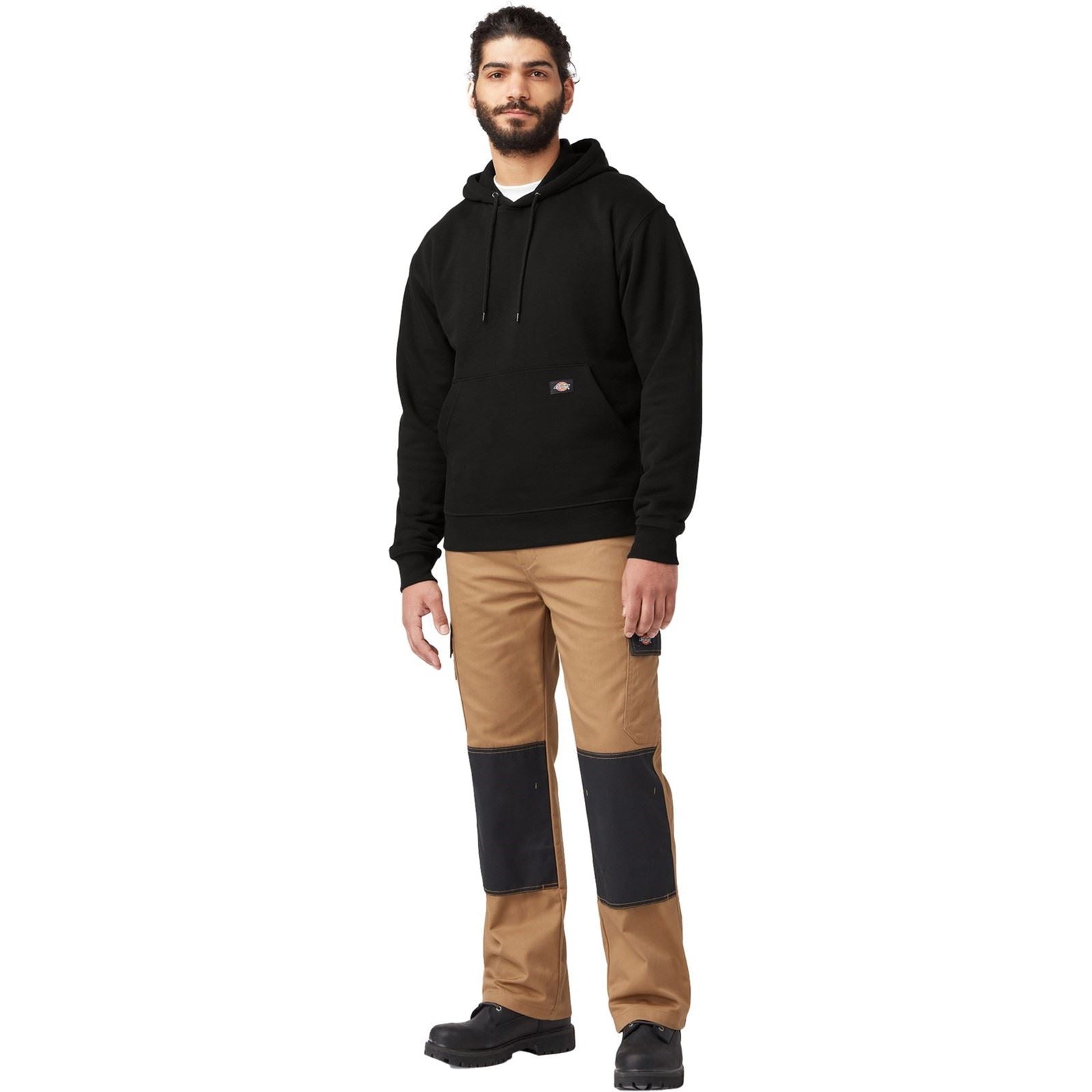 Dickies Everyday Fleece Cotton Men's Black Hooded Sweatshirt