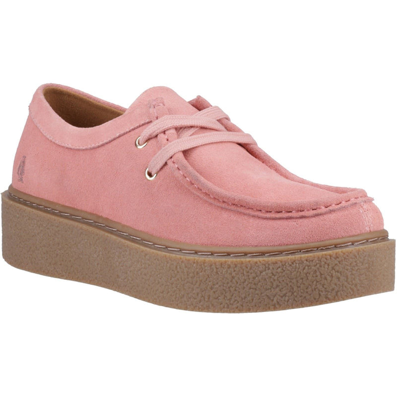 Hush Puppies Bridie Suede Leather Women's Pink Moccasins Shoes