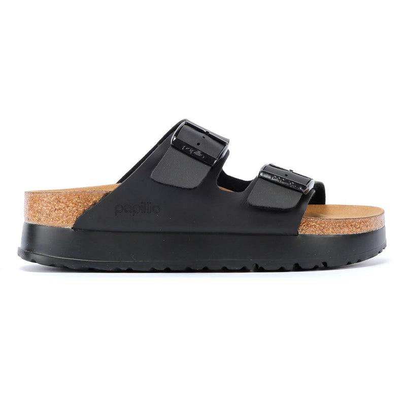 Birkenstock Arizona Flex Platform Women's Black Narrow Sandals