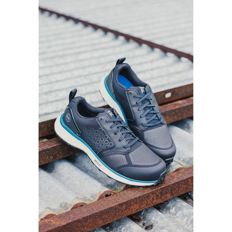 Timberland Pro Reaxion Synthetic Black/Blue Safety Sneakers