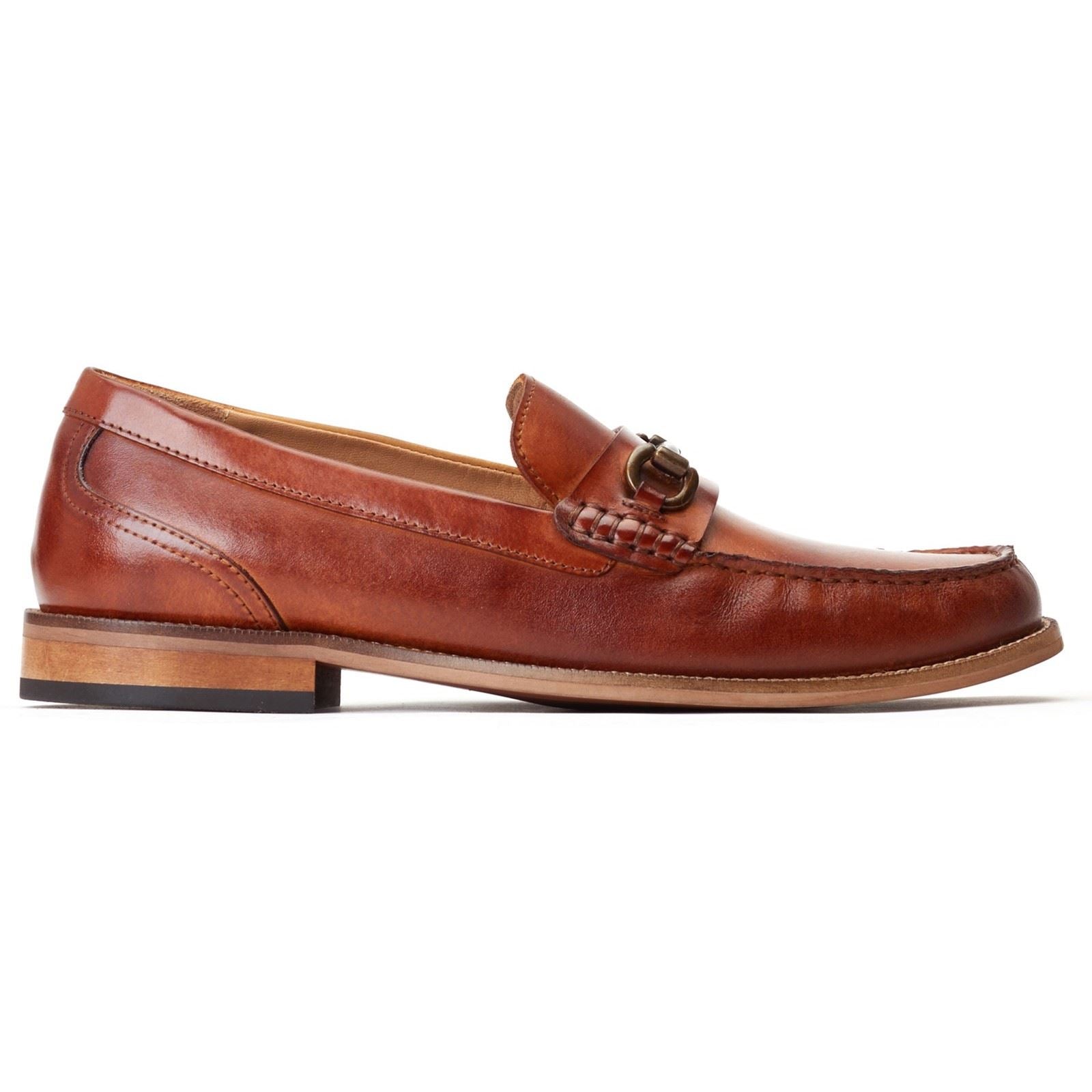 Base London Madison Leather Men's Burnt Tan Loafers