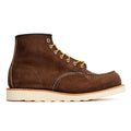 Red Wing 8836 6 Inch Moc Toe Suede Men's Chocolate Boots
