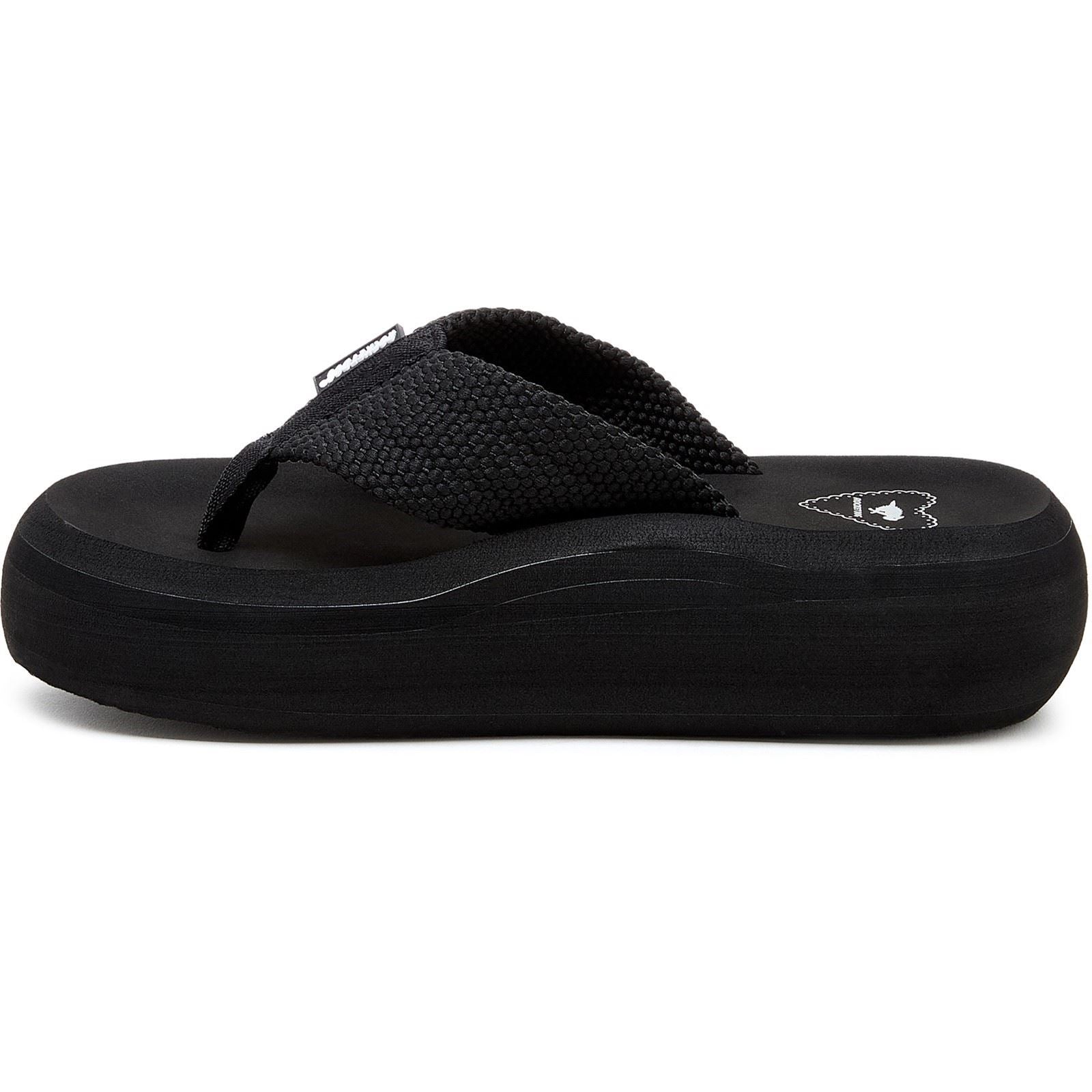 Rocket Dog Sandy Webbing Textile Women's Black Sandals