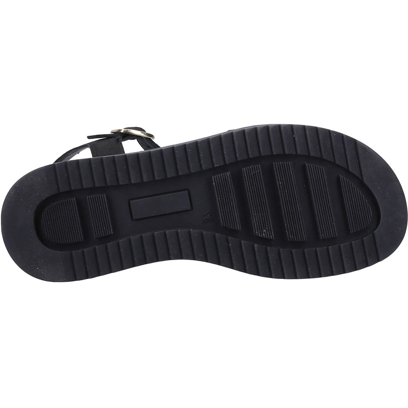 Hush Puppies Cassie Nubuck Women's Black Sandals