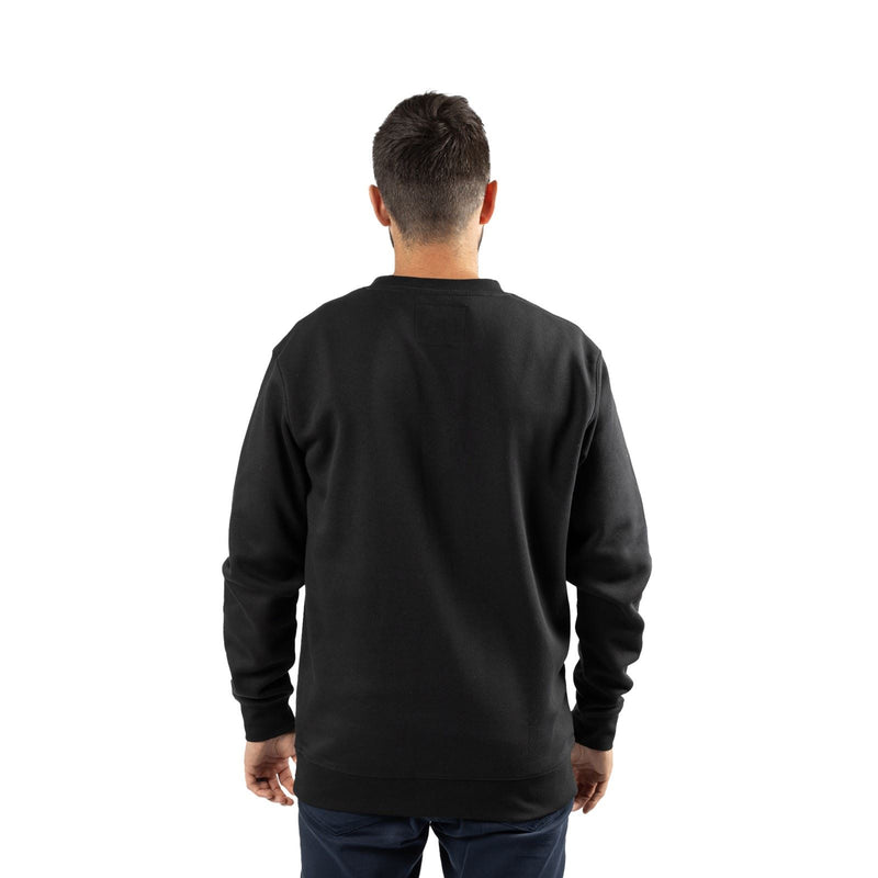 Caterpillar Midweight Crewneck Cotton Men's Black Sweatshirt