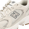 New Balance 530 White/Animal Print Sneakers
