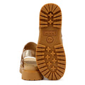 Timberland Clairemont Way Fisherman Leather Women's Gold Metal Sandals