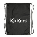 Kickers School PE Polyester Black Drawstring Bag