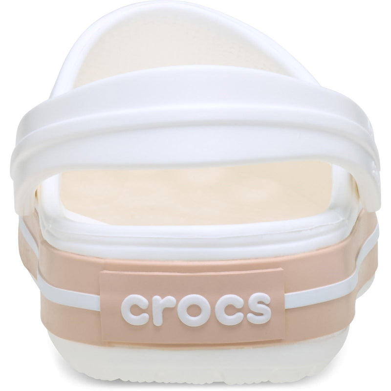 Crocs Crocband Thermoplastic White/Pink Caramel Clogs