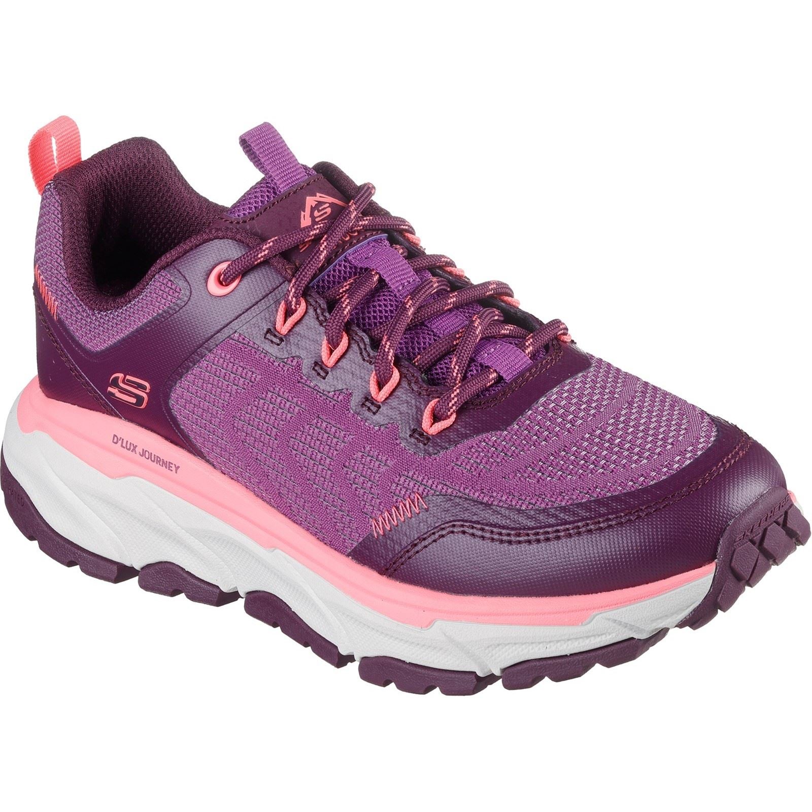 Skechers D'Lux Journey Marigold Synthetic Women's Raspberry Hiking Boots