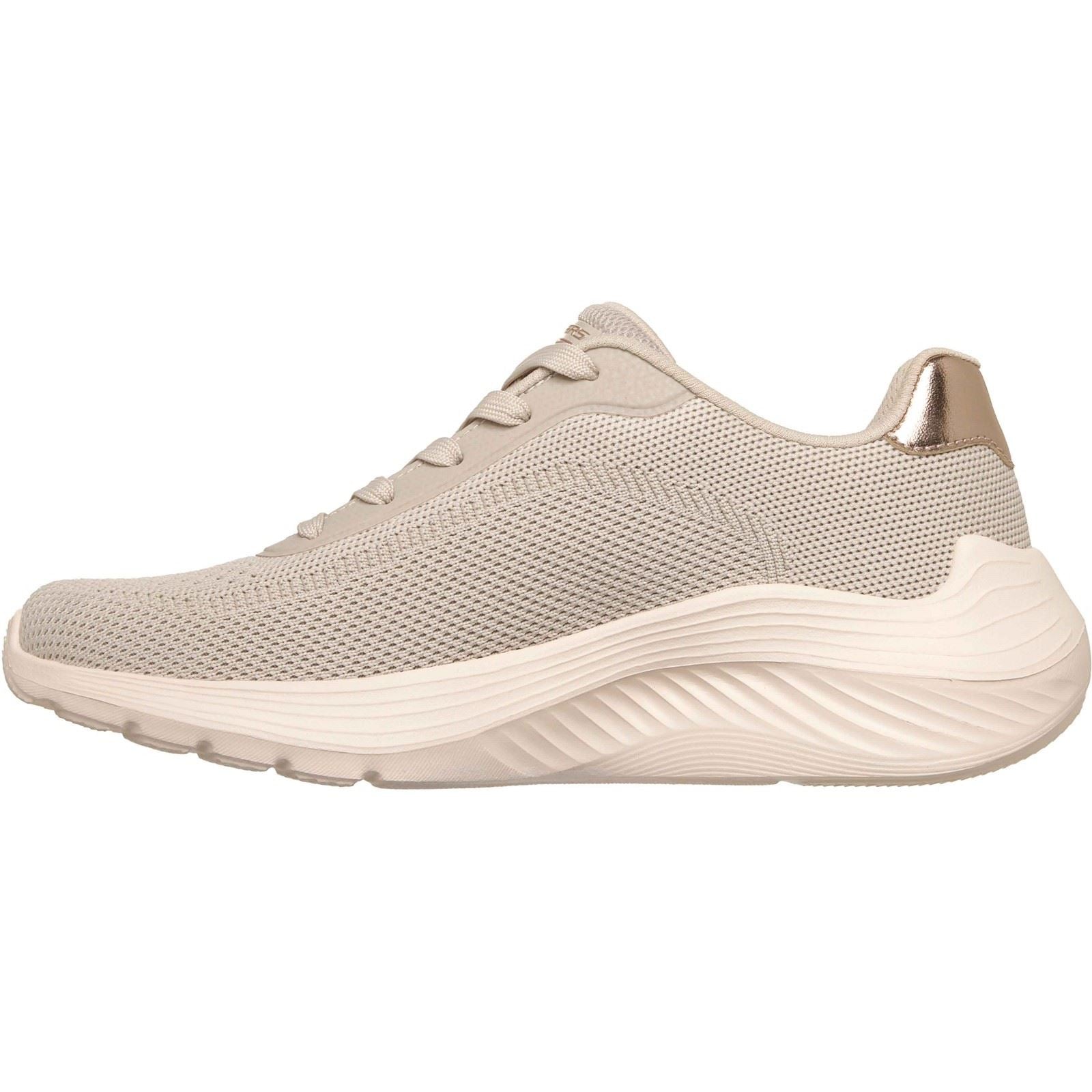 Skechers Bobs Squad Waves Current Look Textile Women's Off White Sneakers