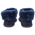 Cotswold Wotton Leather Women's Dark Blue Slippers
