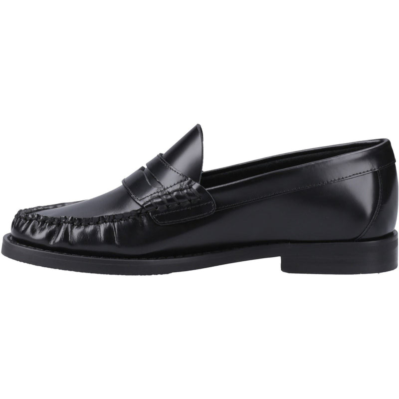 Dune Ginni Leather Women's Black Shoes