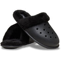 Crocs Classic Fuzz Scuff Thermoplastic Men's Black Slippers