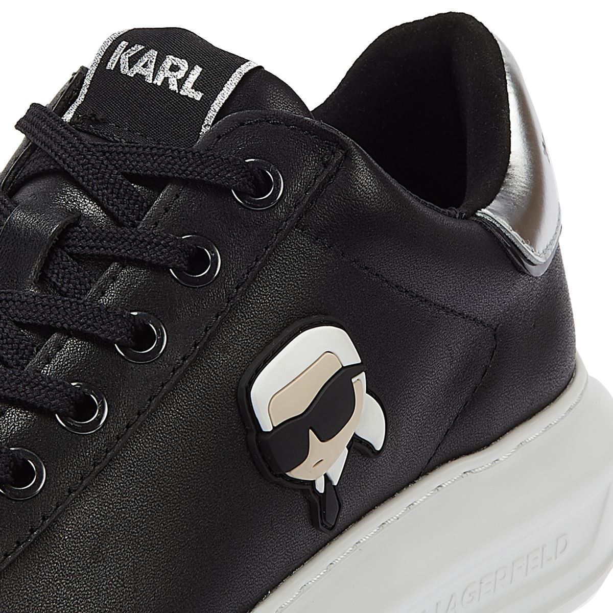 Karl Lagerfeld Kapri Karl NFT Lo Lace Women's Black Sneakers
