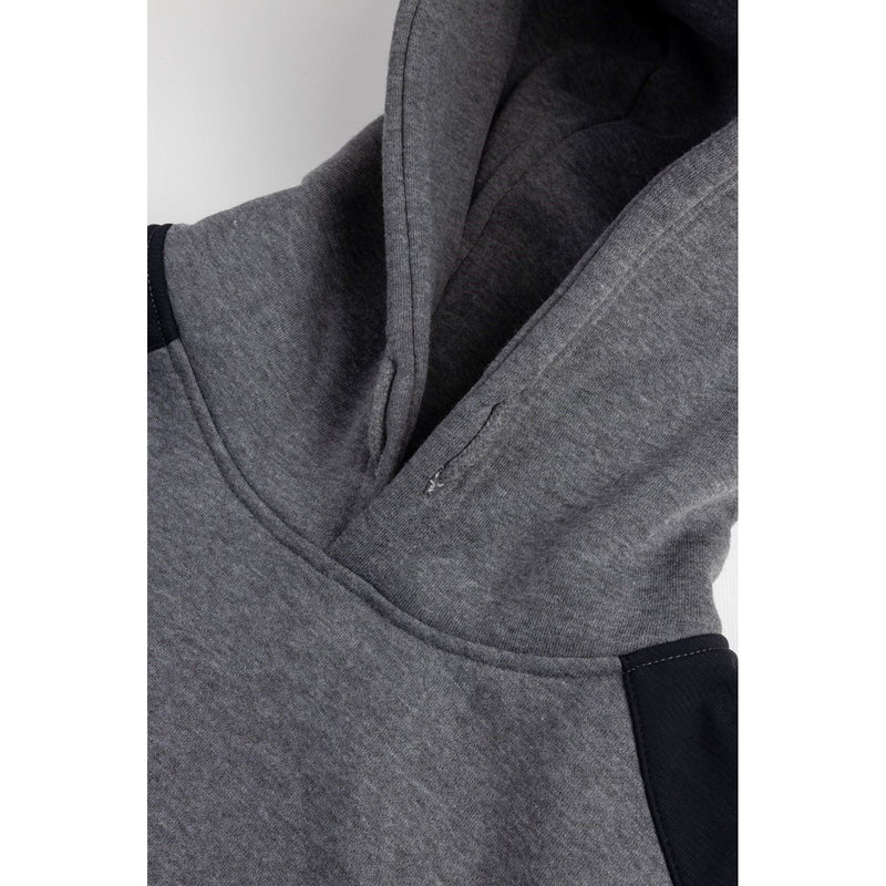 Caterpillar Essentials Synthetic Men's Grey Hooded Sweatshirt