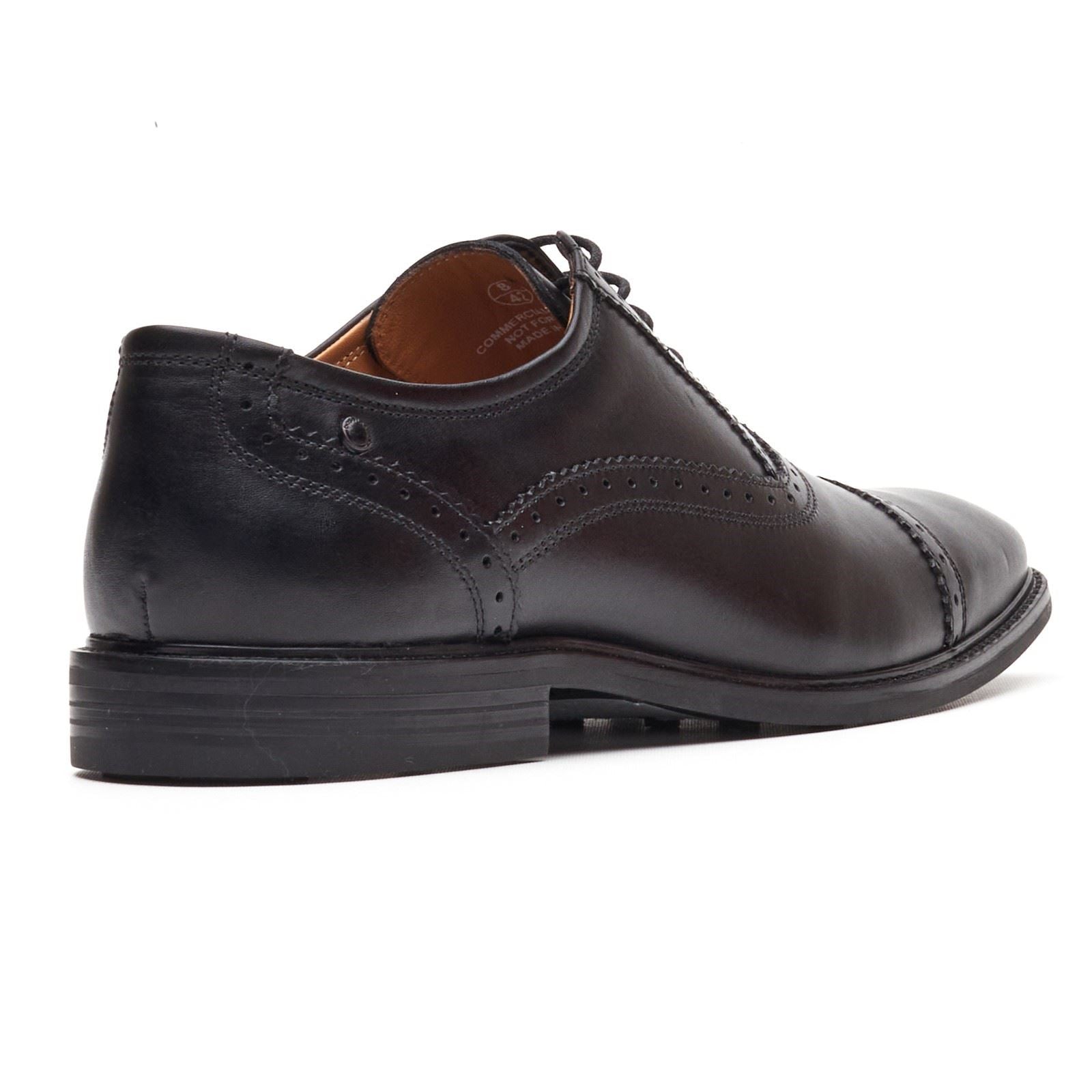 Base London Ascot Oxford Leather Men's Black Oxford Shoes