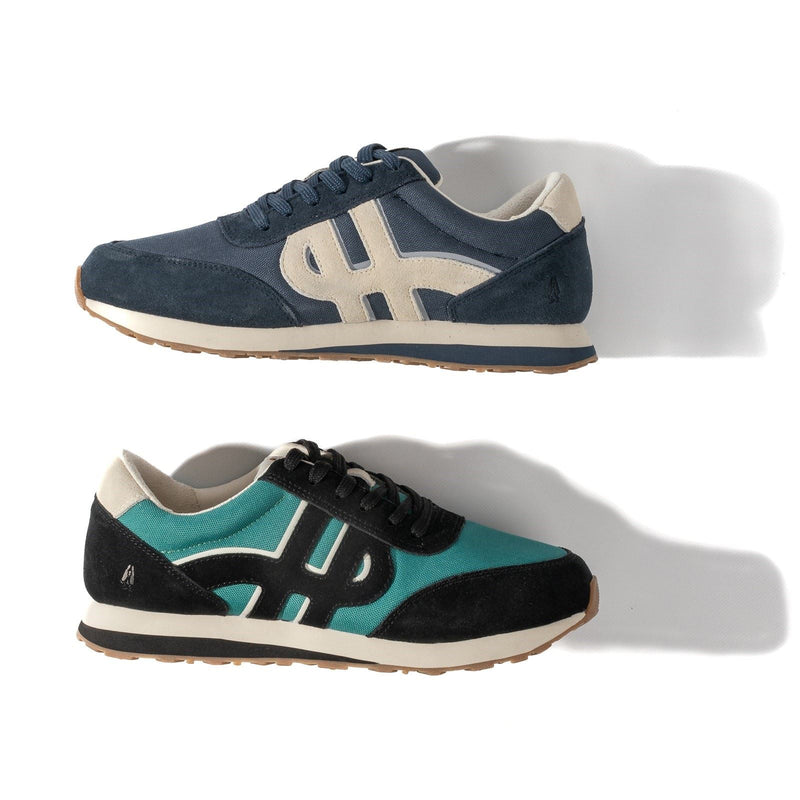 Hush Puppies Seventy8 Leather Men's Green Sneakers