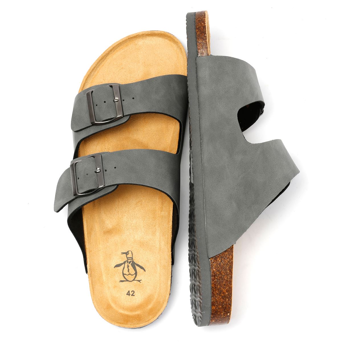 Penguin Port 2 Men's Gray Sandals