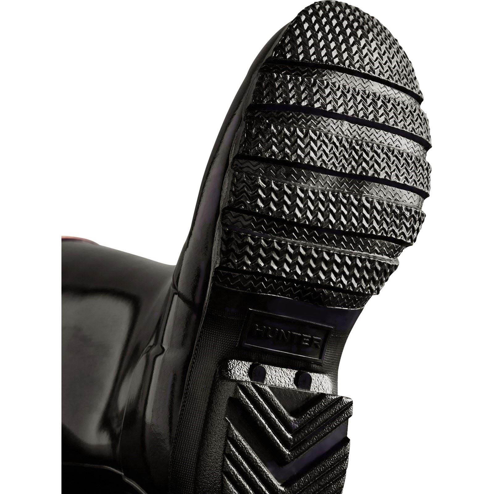 Hunter Junior Originals Gloss Boot Rubber Kid's Black Wellington Boots