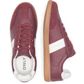 ONLY Amber Synthetic Women's Burgundy/Cream Trainers