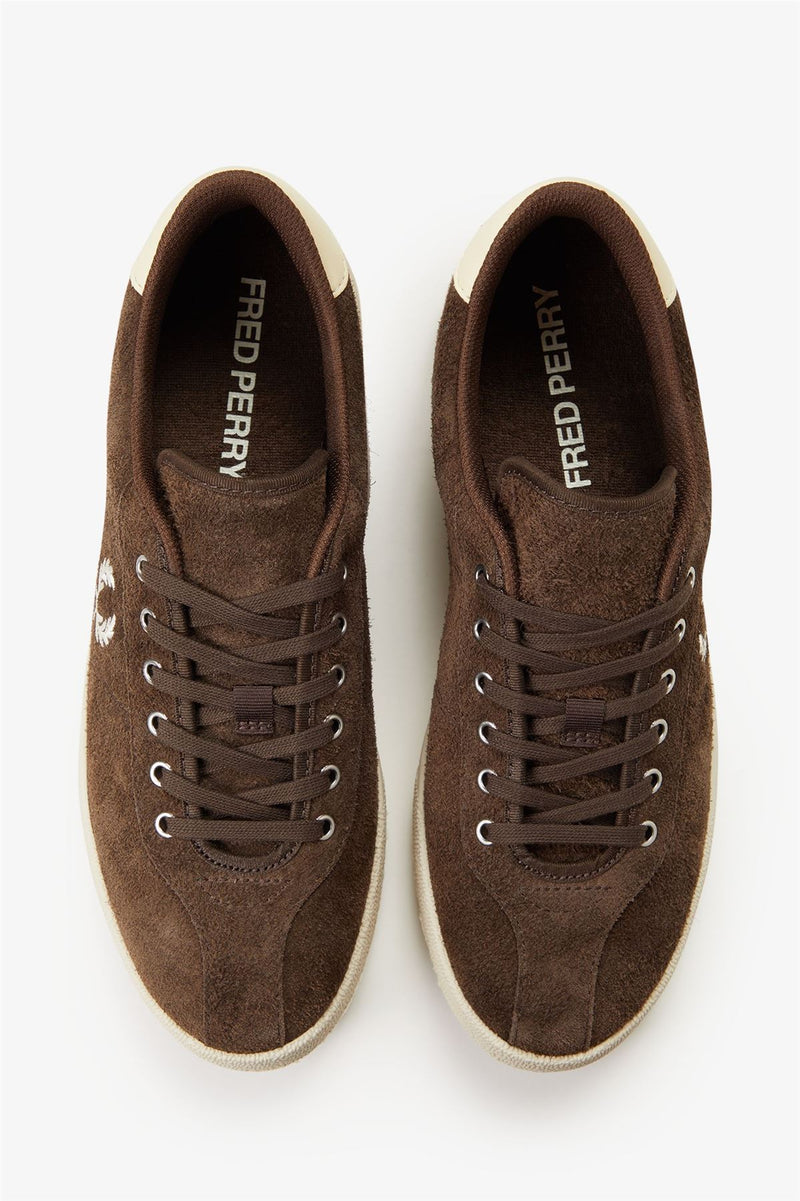 Fred Perry Tennis Shoe Suede Men's Tobacco/Ice Cream Sneakers