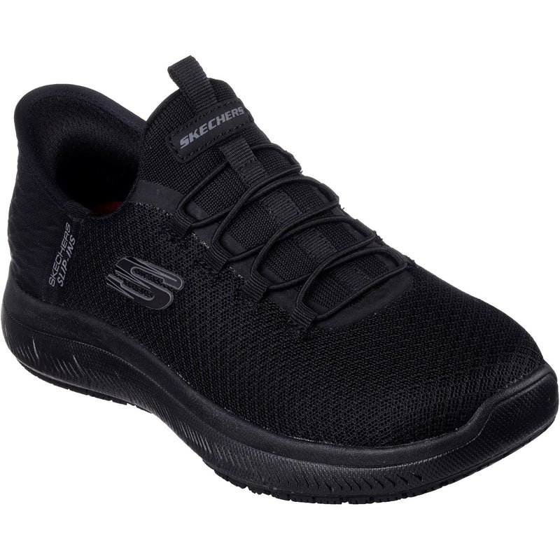 Skechers Workwear Summits SR - Enslee Textile Women's Black Safety Sneakers