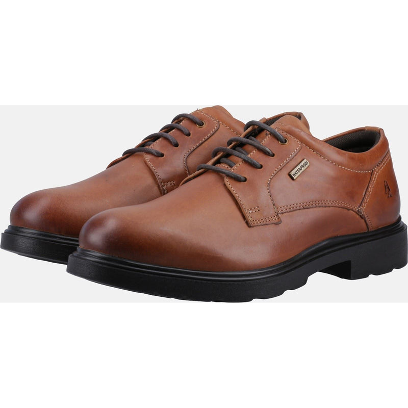 Hush Puppies Pearce Leather Men's Tan Lace-Up Shoes