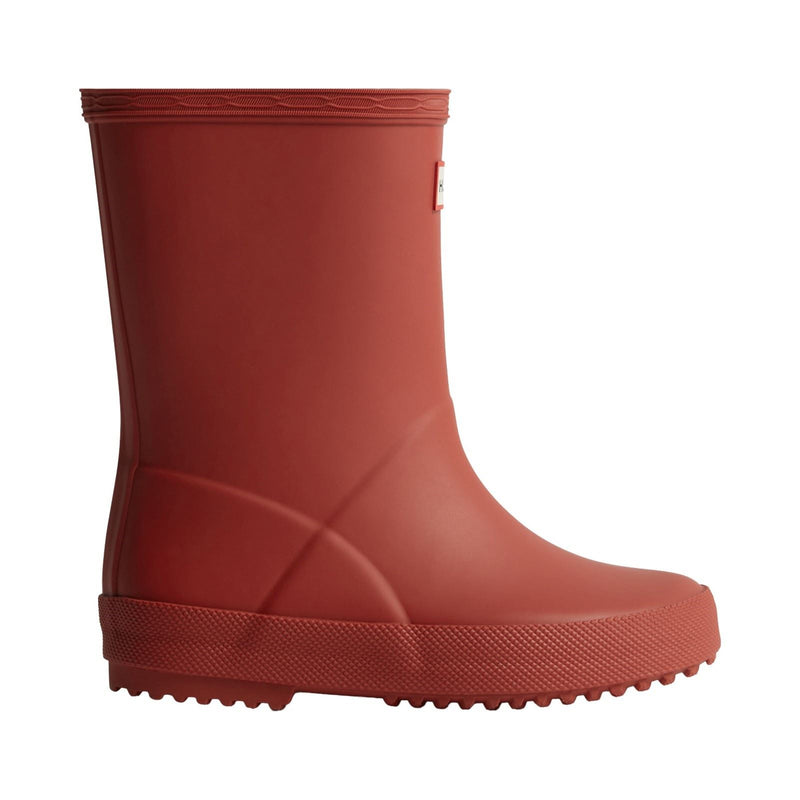 Hunter Kids First Boot Rubber Military Red Wellington Boots