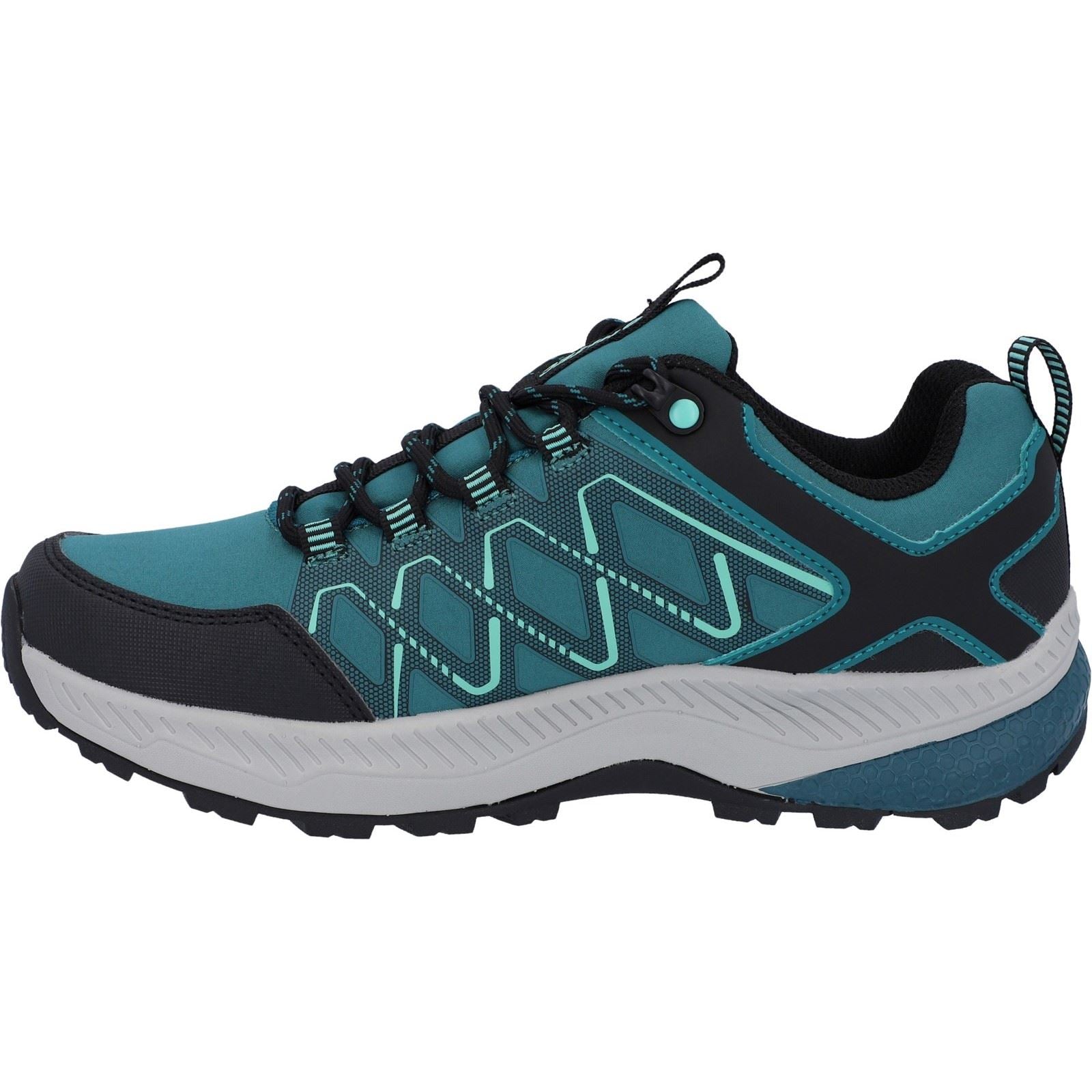 Hi-Tec Diamonde Low Polyester Women's Dragonfly/Black/Florida Keys Hiking Shoes