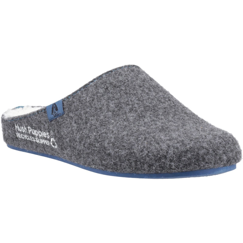 Hush Puppies The Good Slipper 90% Recycled RPET Synthetic Men's Charcoal Slippers