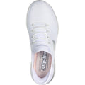 Skechers Summits Diamond Dream Textile Women's White/Silver Trainers