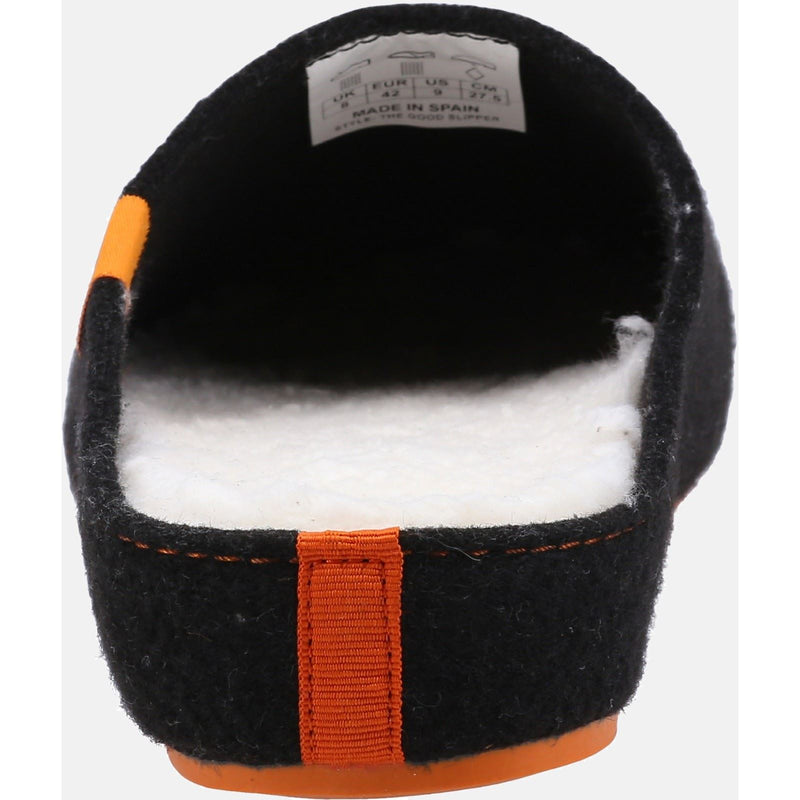 Hush Puppies The Good 90% Recycled RPET Synthetic Men's Black Slippers