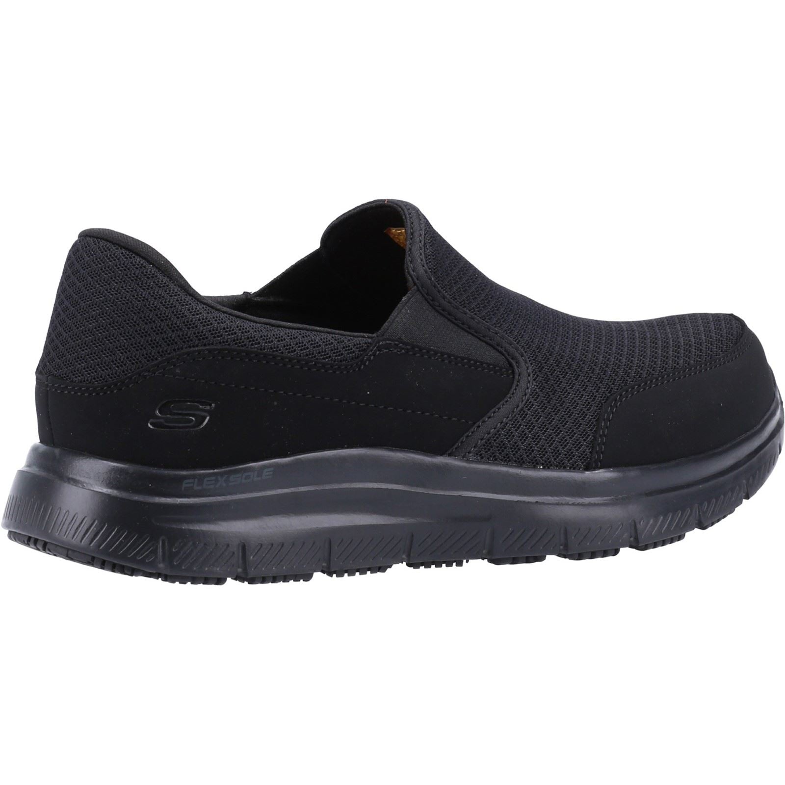 Skechers Workwear McAllen Wide Textile Men's Black Safety Sneakers