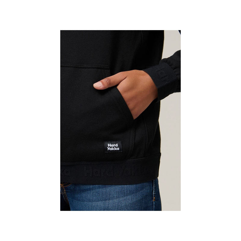 Hard Yakka Gladiator Cotton Women's Black Hooded Sweatshirt