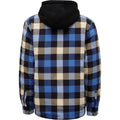 Hard Yakka Quilted Flannel Shacket Men's Blue Shirt Jacket