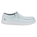 HEYDUDE Wally Sport Mesh Polyester/Spandex/Nylon Men's Skyline Boat Shoes