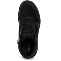 Geox D Maurica Leather Women's Black Sneakers
