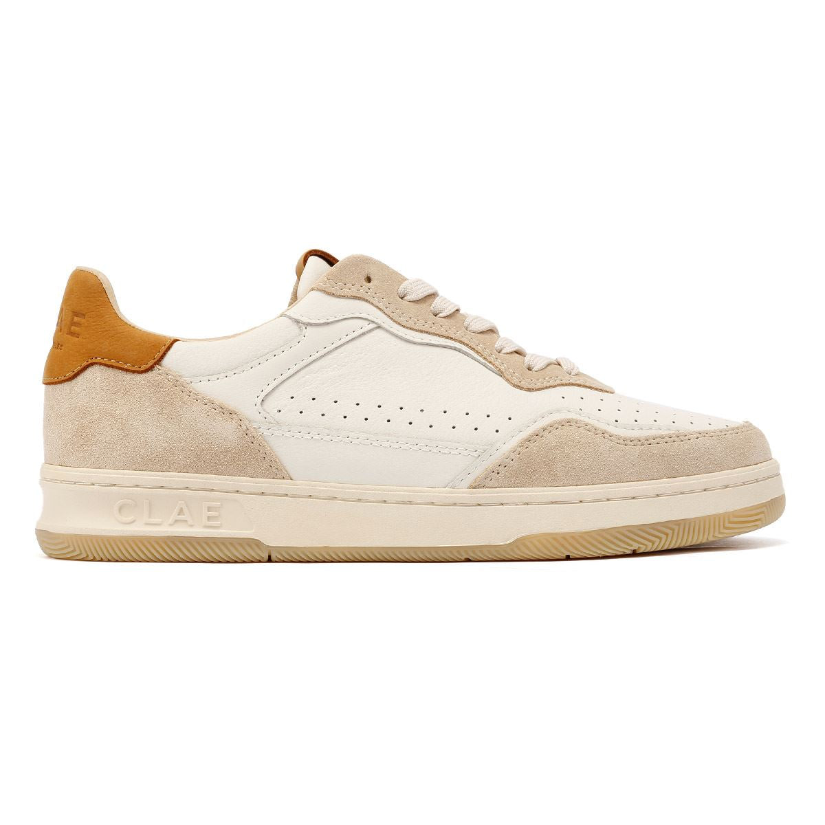 Clae Haywood Men's Fog Leather Safari Sneakers