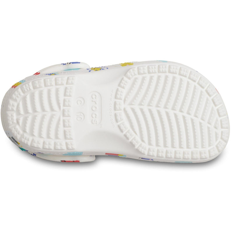 Crocs Classic Graphic Synthetic White/Multi Loafers