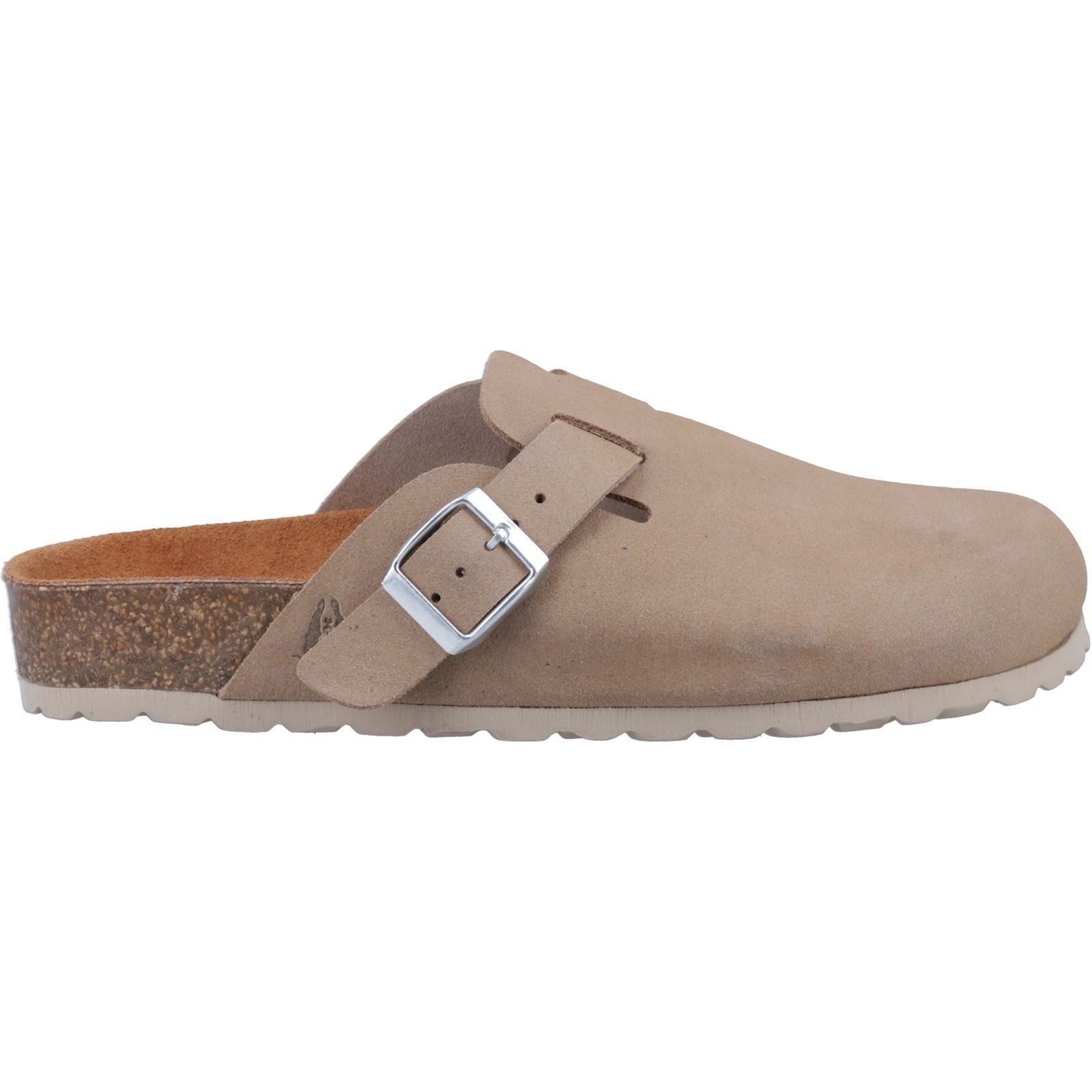 Hush Puppies Bailey Suede Women's Taupe Clogs