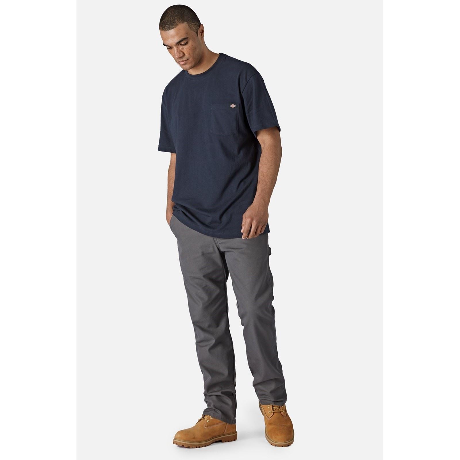 Dickies Short Sleeve Cotton Men's Blue T-Shirt