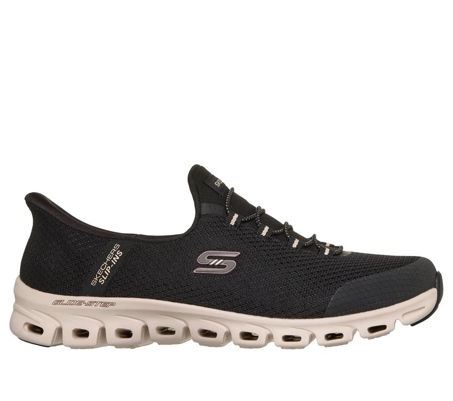 Skechers Slip-Ins Glide Step Vibey Mesh Women's Black Sneakers